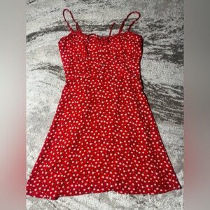 Red Floral Dress